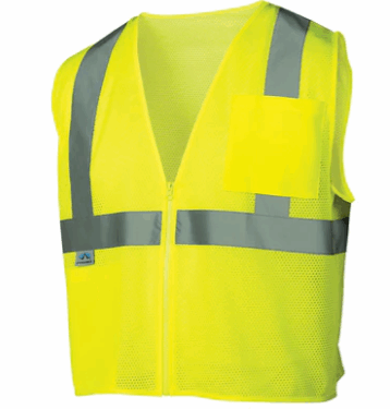 Safety Vest - Class 2 - Hi-Viz Lime (2X-Large)